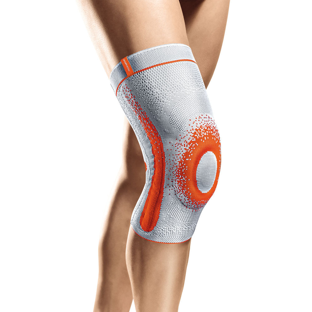 Knie-Übungs-Unterstützung, Arthritis-Meniskus-Knieschmerz und ACL und  Sportschutz zu entlasten [Schwarz + Orange ], Sport-Kniepolster KnieBeine &  Füße : : Kosmetik