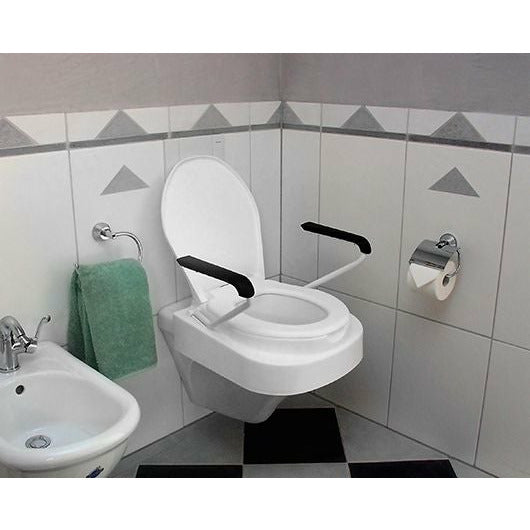 Auf Rezept: Toilettensitzerhöhung mit Armlehnen (8 cm, 10 cm, 13 cm) Relaxon Star von Russka