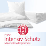 Auf Rezept: "Intensiv-Schutz" Set: Maximaler Schutz / Allergiebettwäsche (Encasings für Kissen, Zudecke, Matratze) von Allcon