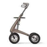 Carbon Rollator Overland - luftbereift mit Profilreifen von byAcre