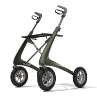 Carbon Rollator Overland - luftbereift mit Profilreifen von byAcre