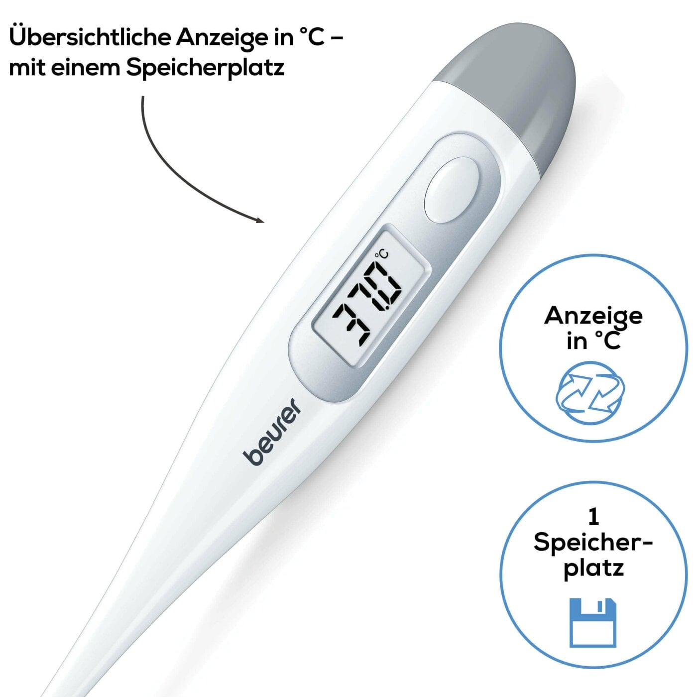 BEURER Fieberthermometer Beurer FT 09/1 Fieberthermometer