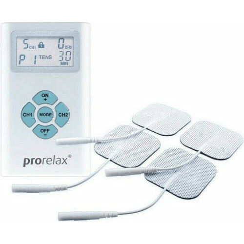 Prorelax TENS + EMS Duo. Elektrostimulationsgerät, 2 Therapien mit einem Gerät, Therapiemodus - Sanitätshaus-Online.Shop